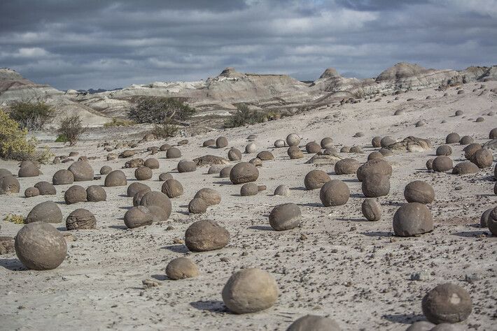 El campo de Bolos (Valle de la Luna)