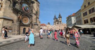 Plaza de la ciudad vieja en Praga