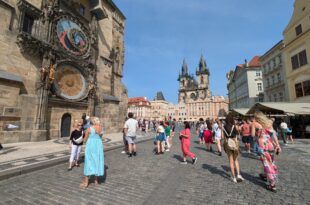 Plaza de la ciudad vieja en Praga