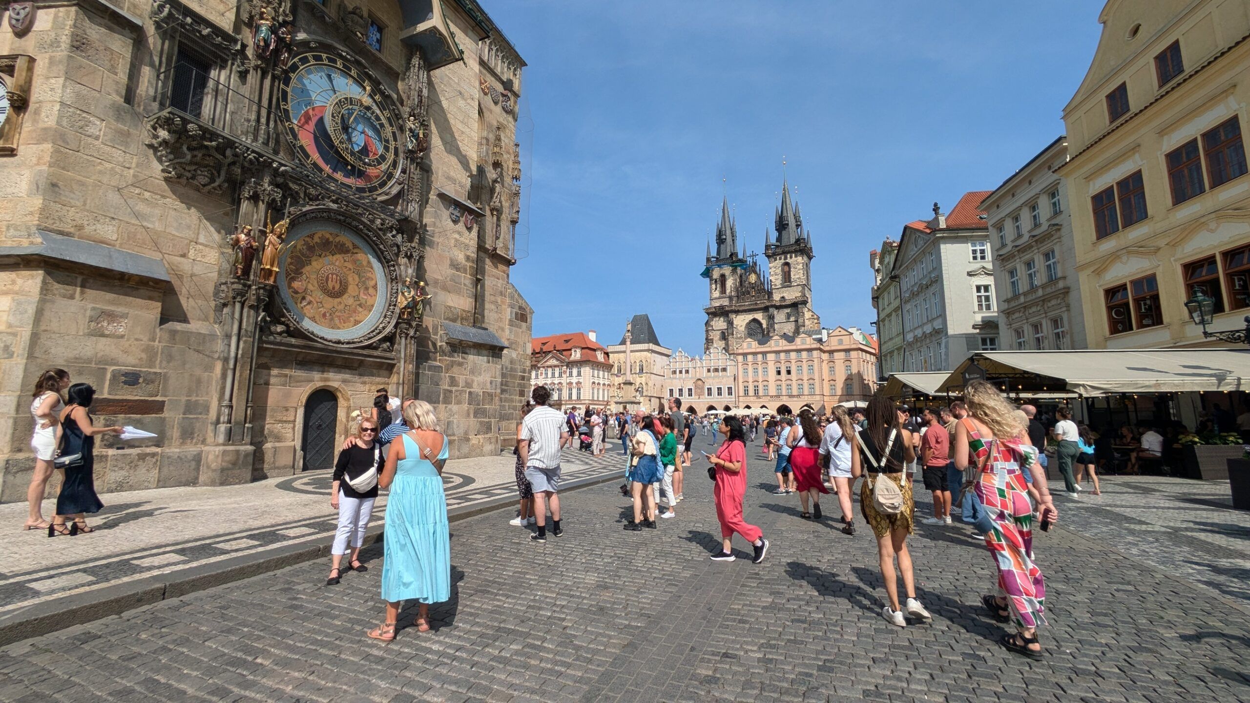 Plaza de la ciudad vieja en Praga