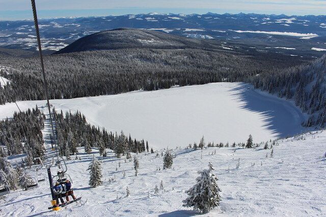Esquiando en British Columbia