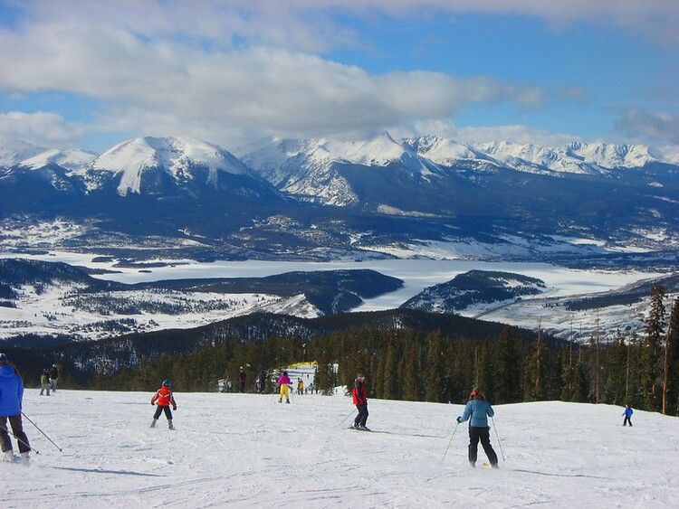 Esquiando en Keystone resort